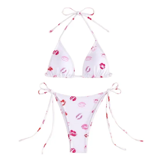 Bikini Importada Shein Malla Bi Color Combinada Nueva Tempo