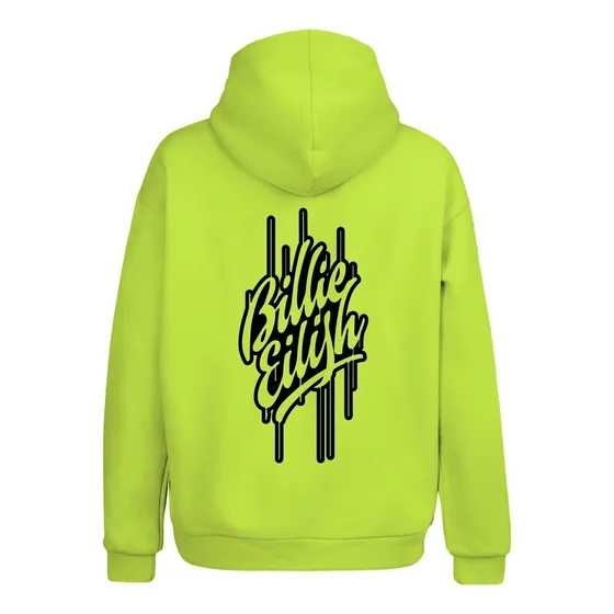 Sudadera Billie Eilish Logo Silueta Pop