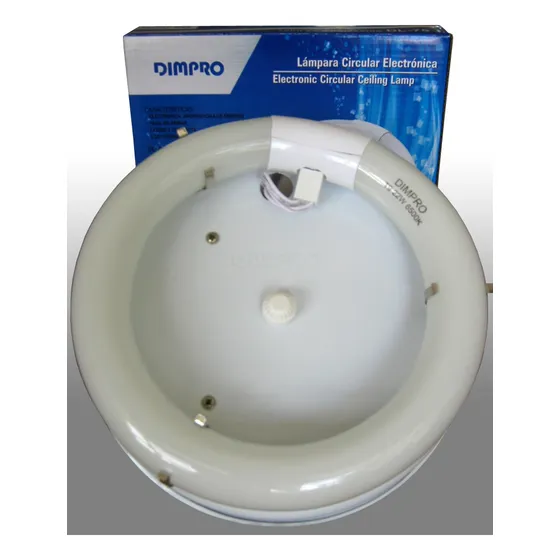 Lámpara Fluorescente Circular 22w Bombillo+balasto Incluido