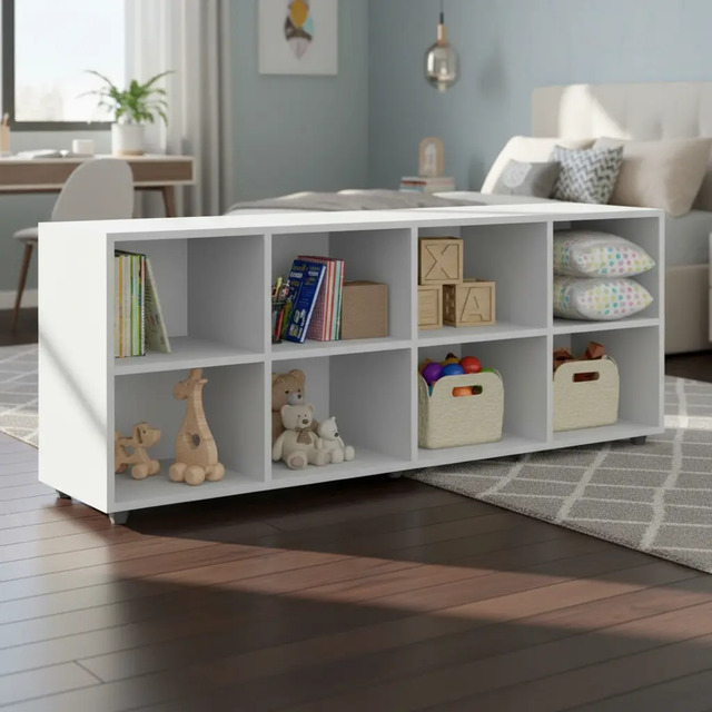 Nicho Organizador Horizontal Branco - Movelbras