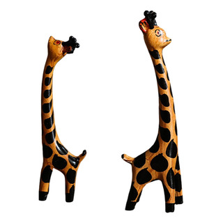 Escultura De Jirafa Para Pareja, Muebles Modernos, Figuritas Escultura De Jirafa Para Pareja, Muebles Modernos, Figuritas