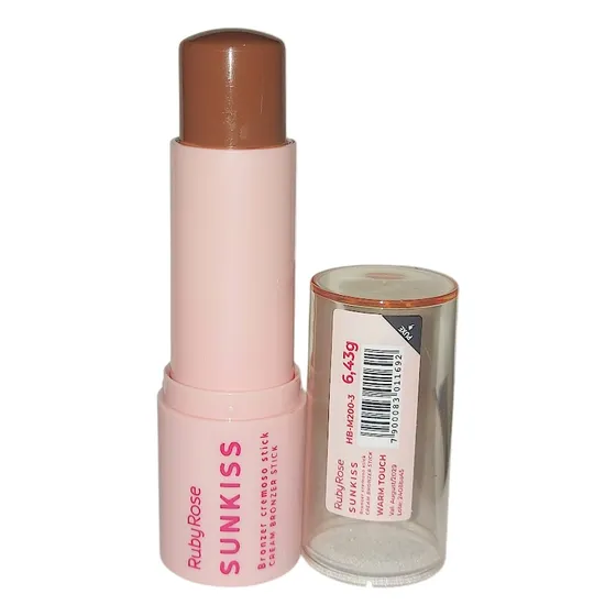 Bronzer Contorno Cremoso Stick Cor 03 Warm Touch - Sunkiss Ruby Rose 6,43g