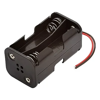 Suporte Para 4 Pilhas Aa Com Rabicho Kit Com 50 Peças 34021