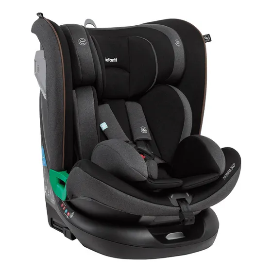 Cadeirinha De Carro Nonna Isofix 360o Preto Noturno Infanti