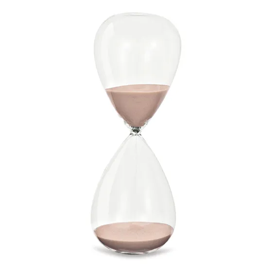 Ampulheta 60 Minutos Vidro - Linha Chronos