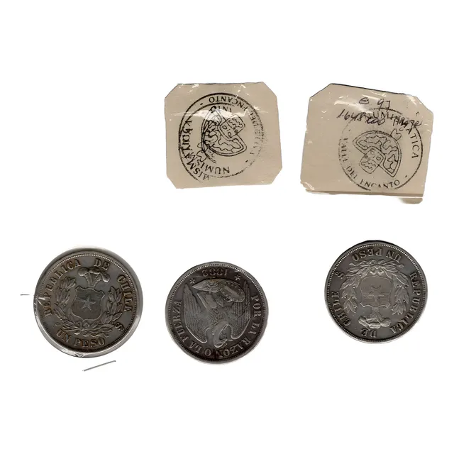 Monedas Histórica De Chile Un Pesos 1882