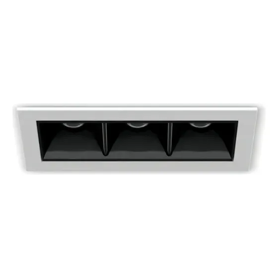 Spot Embutir Picco Triplo Interlight 7w 2700k 4992 Ma S Cor Branco/preto