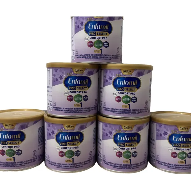 Enfamil Confort Pro Selec Pack 7 Latas 160g Equivale 1k 120g