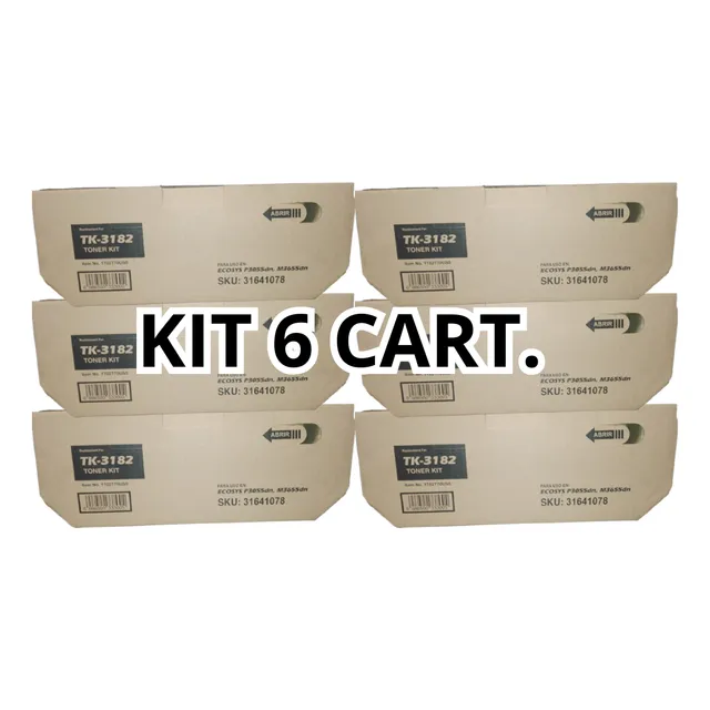 Tóner Kyocera Tk-3182 21k Negro Kit 6