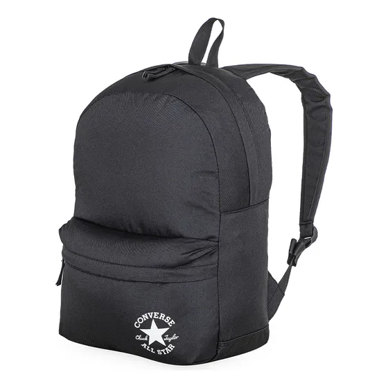 Mochila urbana Converse Moda color negro diseño liso