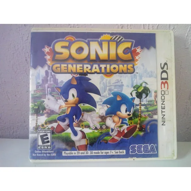 Sonic Generations (físico) 3ds