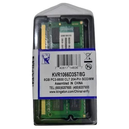 Memoria Ram Ddr3 Pc3  8gb 8500 1066mhz Laptop