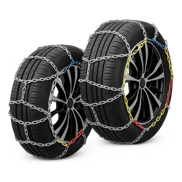 Set X2 Cadenas Autos Camionetas Kn Para Nieve Y Barro Rueda