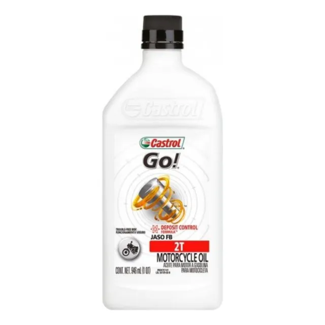 Aceite Castrol Actevo Essential 2t  Caja X 6 Unidades 1 L