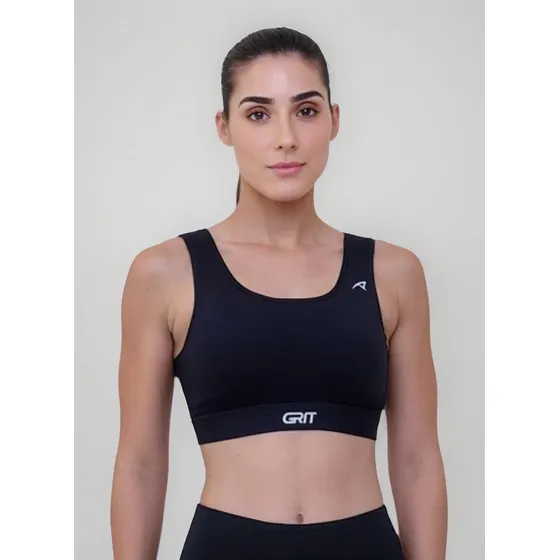 Top Authen Grit Bossa Reto Preto 2024