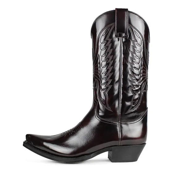 Botas Vaqueras Vaqueras Vaqueras De Tacón Puntiagudo Para Pa