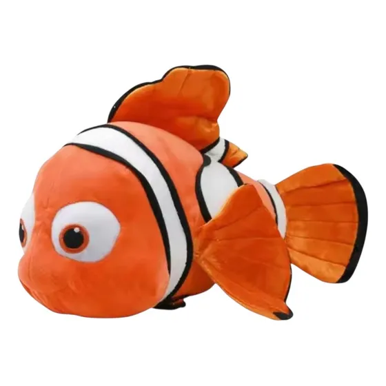 Peluche Genérico Buscando A Nemo 25cm Naranja