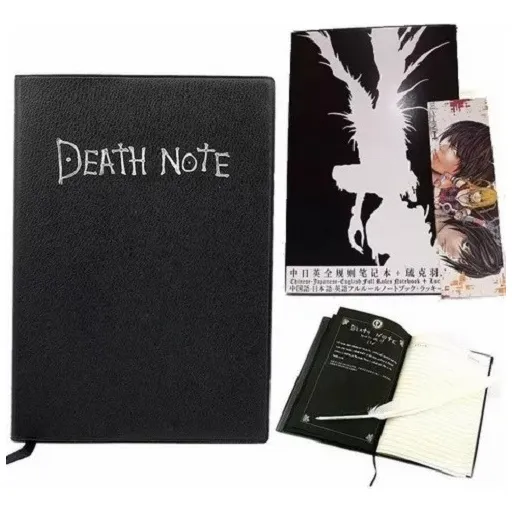 Libreta Death Note Libreta Pluma Y Marcador De Páginas