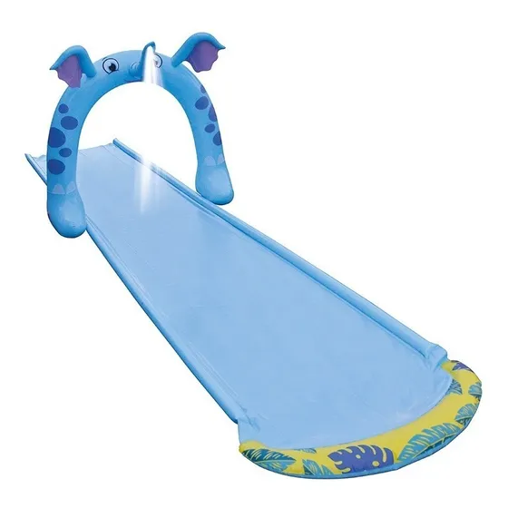 Deslizador Elefante Tobogan Arco De Agua Inflable Acuatico 