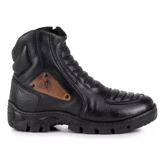 Bota Motociclista Delivery Cuero Originales 