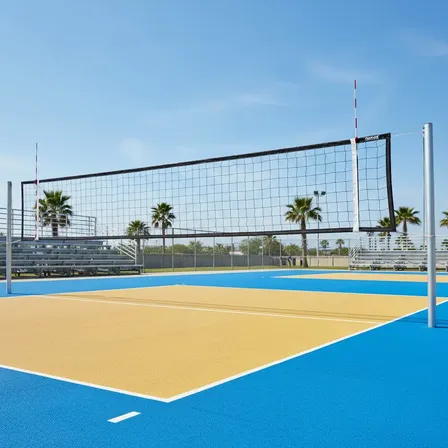 Rede Vôlei Oficial 9,50m 4 Faixas Resistente Azzure Preto