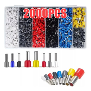 Terminales Aisladas Conectores Para Cable Eléctricos 2000pcs Terminales Aisladas Conectores Para Cable Eléctricos 2000pcs
