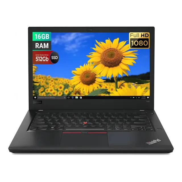 Lenovo Thinkpad T480s - Intel Core I5, 8gb Optane, 520gb Ssd Negro