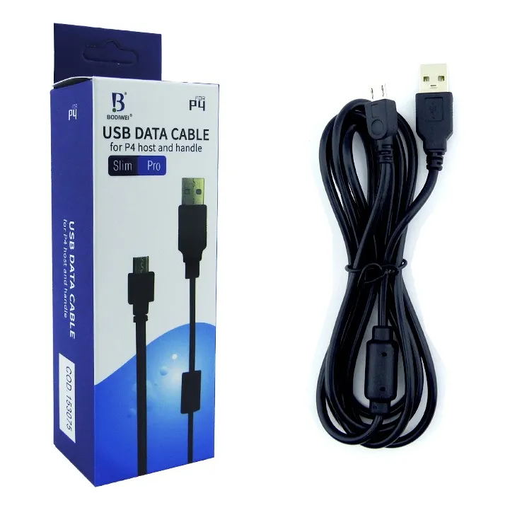 Cable De Carga Para Joystick Play 4 Micro Usb 1.8mts.