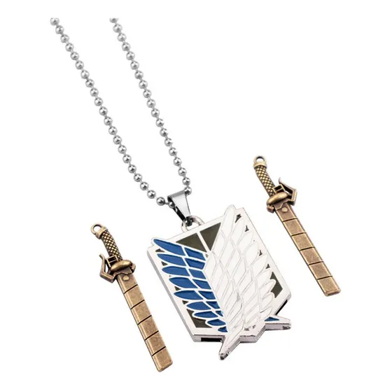 Collar Attack On Titan Shingeki No Kyojin Espadas Extraibles