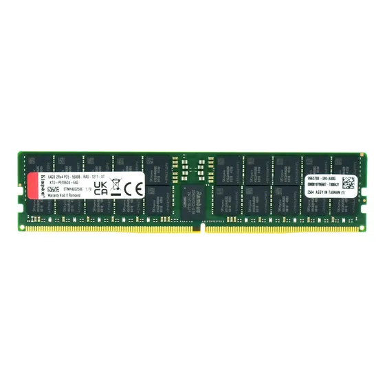 Memória Ram Servidor Kingston Ecc 2rx4 Ddr5 64gb 5600mhz