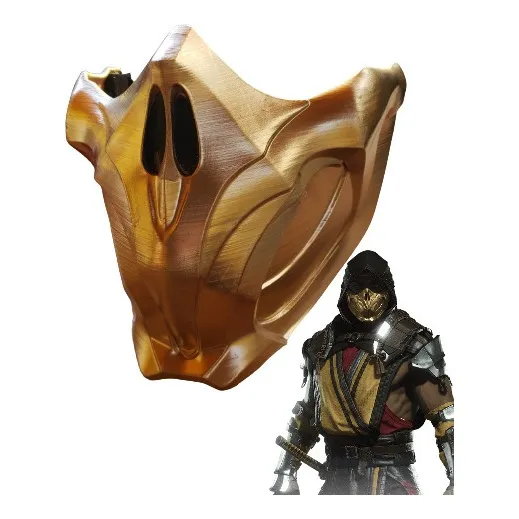 Mascara Scorpion Mortal Kombat 11 Impresa 3d