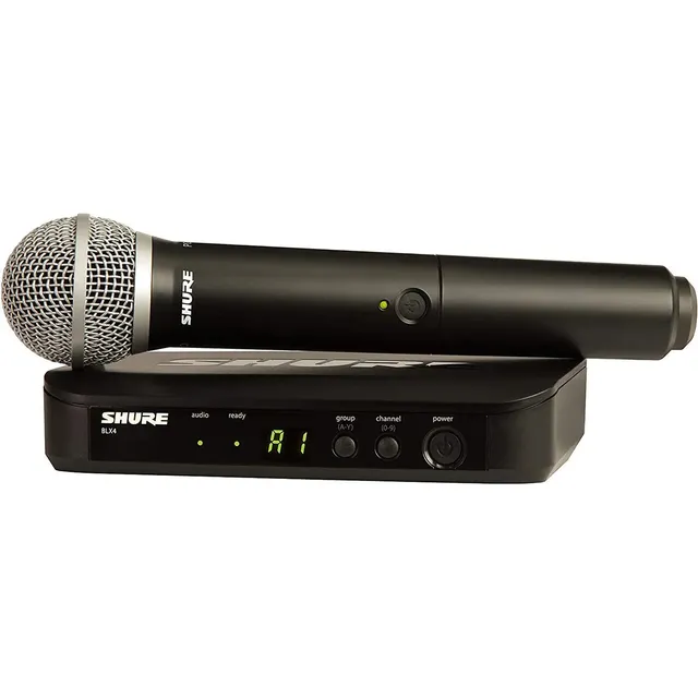 Micrófono Inalámbrico De Mano Shure Blx24/pg58-m15