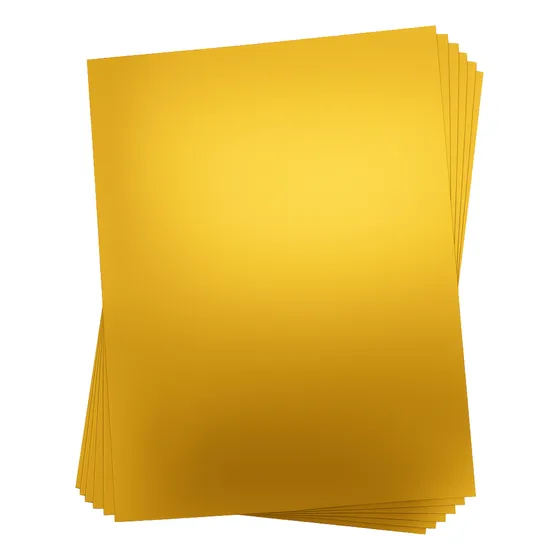 Pack De 10 Pliegos De Cartulinas Metálicas, Varios Colores. 