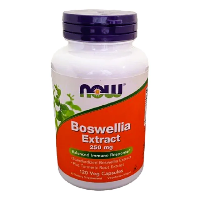 Boswellia Extract 250mg 120 Vegcaps Now Sabor Sin Sabor