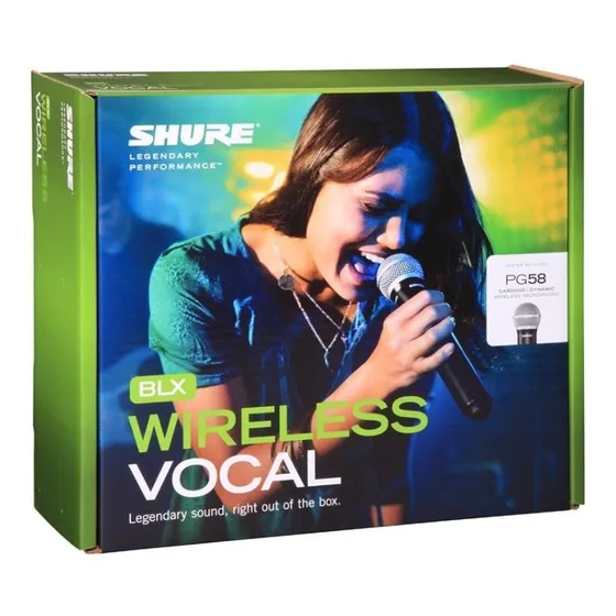 Micrófono Inalámbrico De Mano Shure Mod. Blx24/pg58