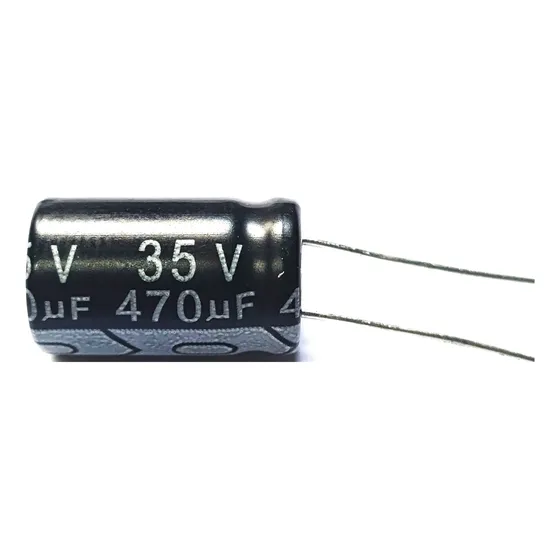 20x Capacitor Eletrolítico 470uf X 35v 105° 20 Peças