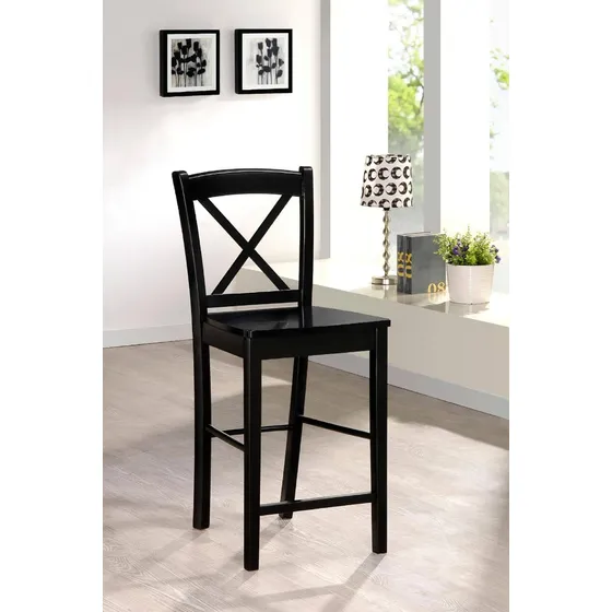 Taburete De Barra Alto De Madera Marca Linon Home Decor