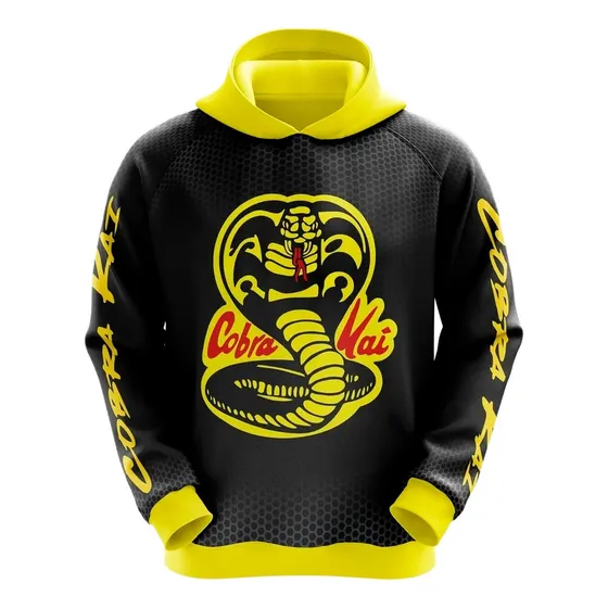 Sudadera Sublimada Cobra Kai Infantil Hoodie