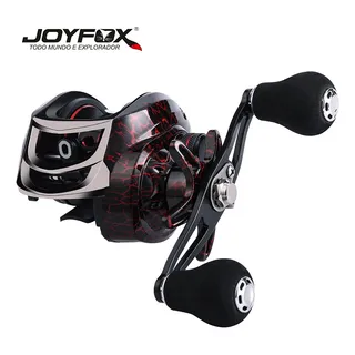 Carretilha De Pesca 7.1:1 Joyfox 18 Rolamentos 8kg Esquerda Carretel Carretilha Preto-vermelho 230g Carretilha De Pesca 7.1:1 Joyfox 18 Rolamentos 8kg Esquerda Carretel Carretilha Preto-vermelho 230g