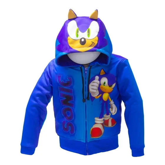 Chaqueta De Sonic Con Orejitas