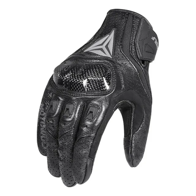 Guantes Para Moto Motowolf 0305 Protección Piel Motociclista Talla G negro