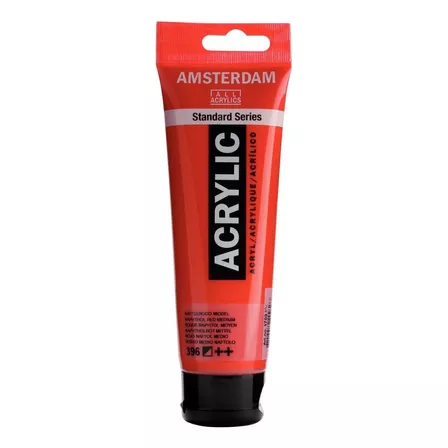 Acrílico Amsterdam Serie Standard 120ml Colores Color 396 Rojo Naftol Medio