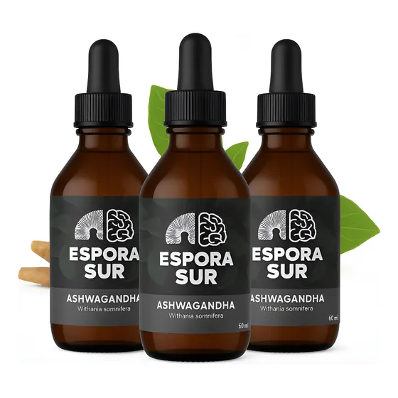 Ashwagandha Suplemento -tintura Concentrada Premium 60ml X3u