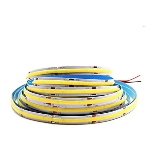 Cinta Tira Luz Luces Led Cob Lineal Cinco Metros 12voltios 