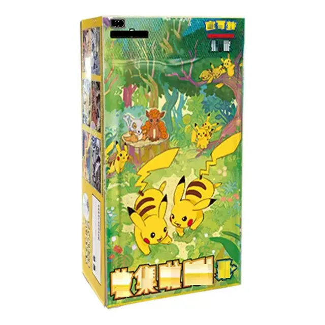 Mini Booster Box Pokémon 151 Gather Pikachu Chinesa 15 Packs Pikachu Chinês