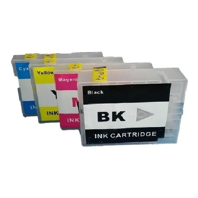 Juego 4 Cartuchos Compatible Cn 2100xl Y 4 Recargas 250 Ml