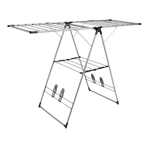 Tendedero plegable de acero Mor Master, 6201, color gris
