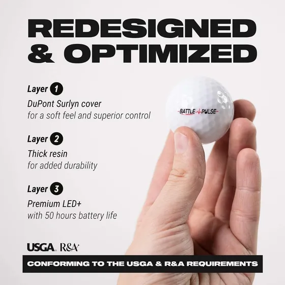 Pelotas Golf Con Malla Pelotas De Golf Resiste Con Luz Led