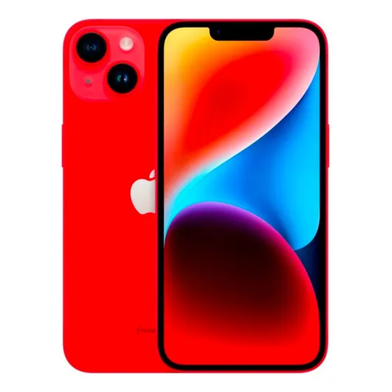 Celular Apple iPhone 14 256gb Rojo - 6.1  Xdr Oled Dual Esim