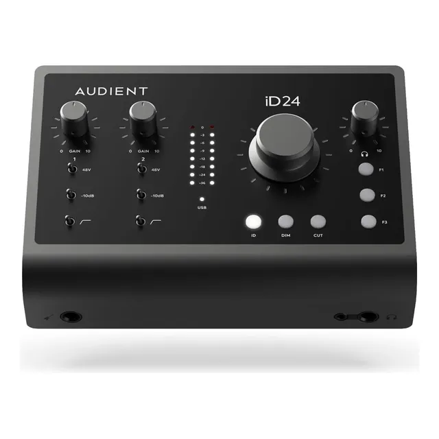 Interfaz De Audio Audient Id24 Usb-c